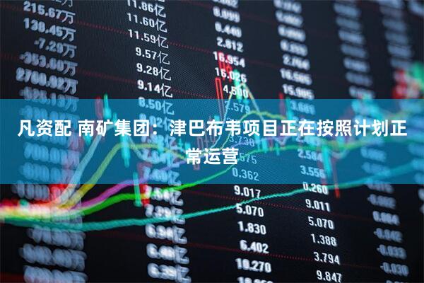 凡资配 南矿集团：津巴布韦项目正在按照计划正常运营